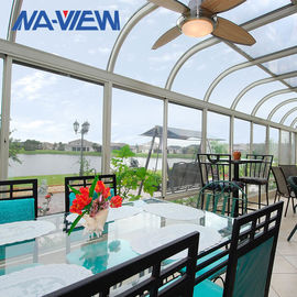 चार सीज़न पोर्च परिवर्धन आधुनिक सनरूम जोड़ टुकड़े टुकड़े करना ग्लास छत