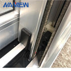 ग्वांगडोंग NAVIEW थोक एल्यूमीनियम आवासीय स्टोरफ्रंट Accordion द्वि-तह फिसलने खिड़की की कीमत आपूर्तिकर्ता