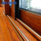 ग्वांगडोंग NAVIEW ऊर्जा की बचत दरवाजे और लकड़ी अनाज एल्यूमीनियम मिश्र धातु खिड़की के विंडोज आपूर्तिकर्ता