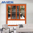 गुआंग्डोंग NAVIEW मानक कस्टम लकड़ी के रंग एल्यूमीनियम फिसलने खिड़की आपूर्तिकर्ता