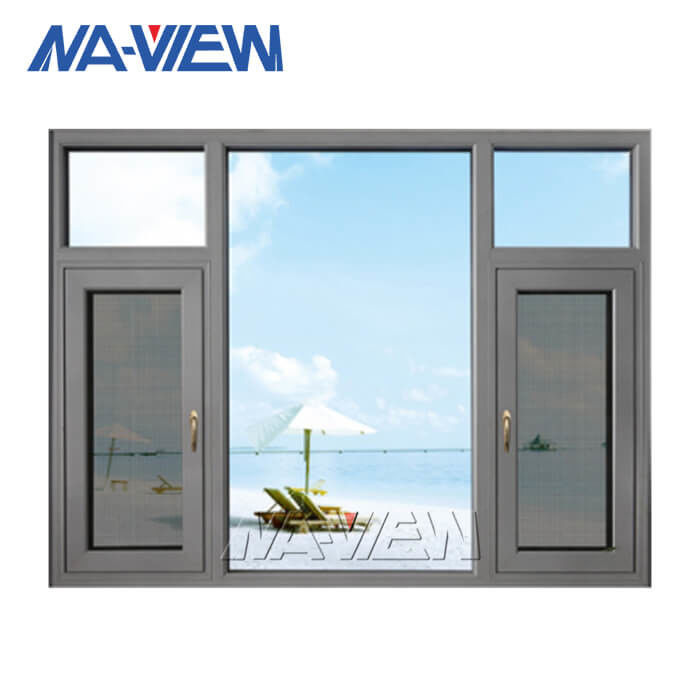 गुआंग्डोंग NAVIEW फैक्टरी नई डिजाइन मिश्र धातु प्रोफ़ाइल एल्यूमीनियम ख़िड़की खिड़की आपूर्तिकर्ता